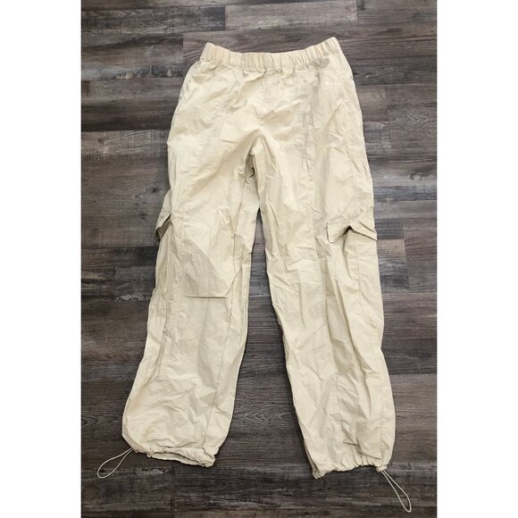Wilo the Label Parachute Cargo Pants Womens Size Small Cream - Picture 1 of 6